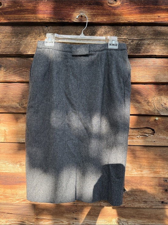 Vintage Dresses & Skirts - Jaeger made in Great Britain pure new wool fully lined pencil skirt vintage